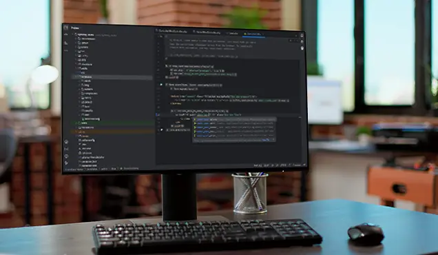 Монитор със фреймуърк симфони - Професионална уеб разработка за бизнес нужди и дигитални проекти - УебКома ООД