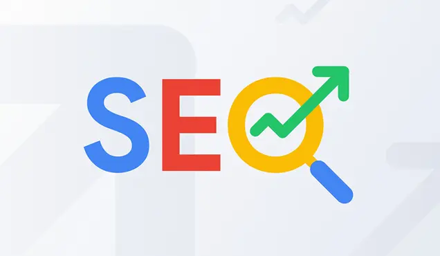 Шарен надпис SEO