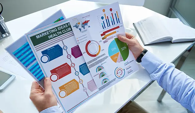 Разпечатани инфографики - Професионална уеб разработка за бизнес нужди и дигитални проекти - УебКома ООД