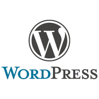 Лого на WordPress - Професионална уеб разработка за бизнес нужди и дигитални проекти - УебКома ООД